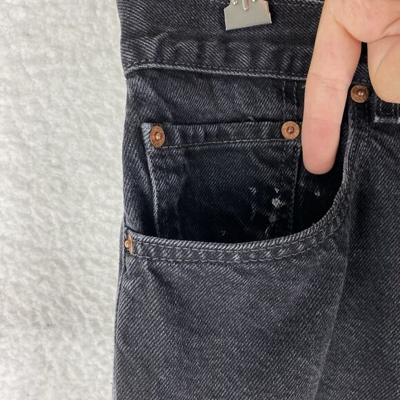 Levis Jeans Mens 38x32 (fit 36x29.5) Black 550 Relaxed Fit Loose Y2K Denim - Picture 5 of 16